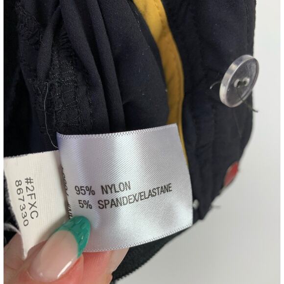 ORVIS  14 Cortina Ankle Pants Lightweight Tech Stretch Nylon Travel 2FXC Black - Picture 9 of 10